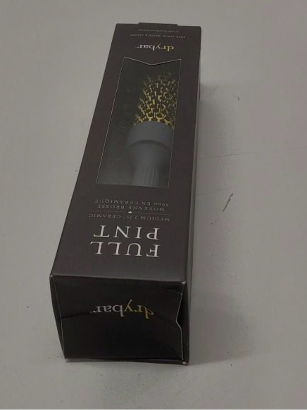 Drybar Full Pint Round Brush in Gray and Gold-Tone